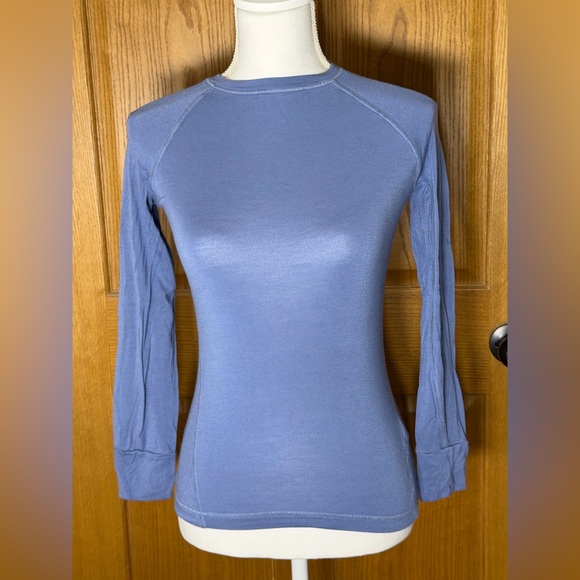 Mandala Tops - Mandala Under Scrub Long Sleeve in Periwinkle